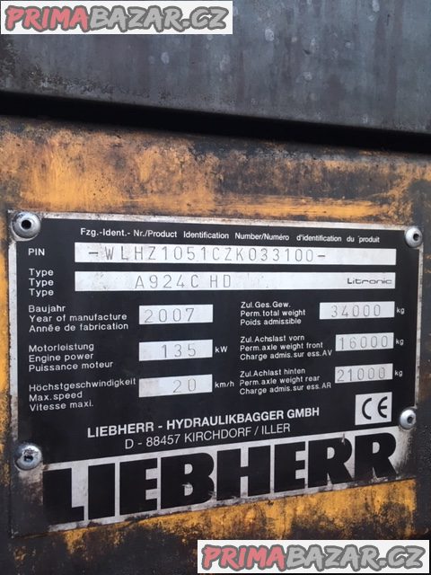 Predám nakladače Fuchs a Liebherr – fotografie 2