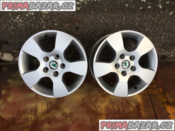 2x originál ALU RÁFEK Škoda Octavia 2 – fotografie 1