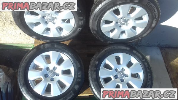 5x112 R16 - originál letní sada Audi 225/60 R16 – fotografie 2