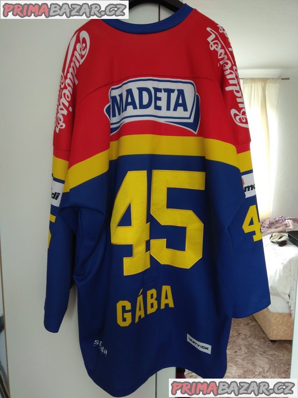Originální hraný dres brankáře HC Motor Davida Gáby – fotografie 4