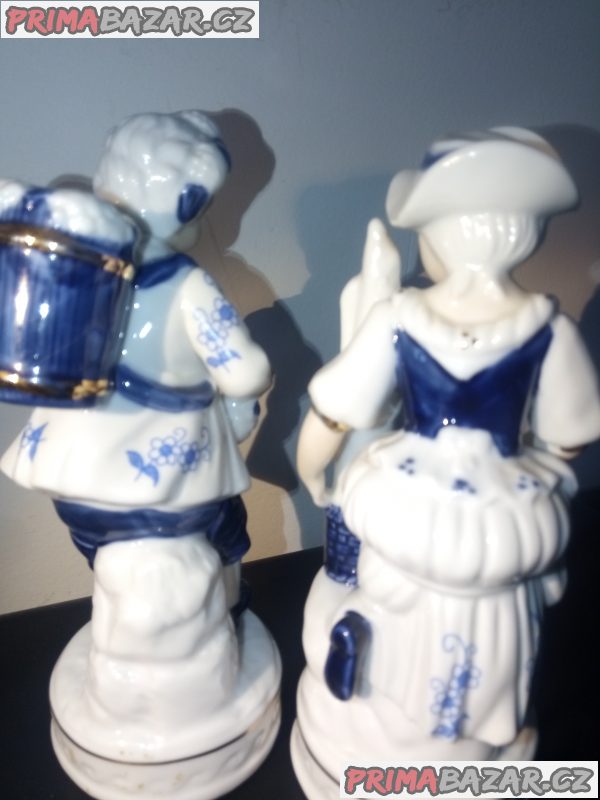 Handbemalt porcelan par sosek – fotografie 3