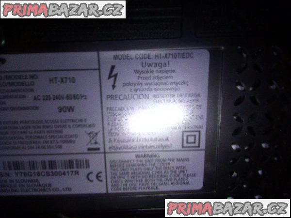 TV Samsung 120 cm plus domácí kino ,bluetooth atd.. 4000kc – fotografie 1