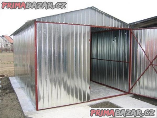 Plechové garáže v AKCI - v ceně doprava a montáž – fotografie 3