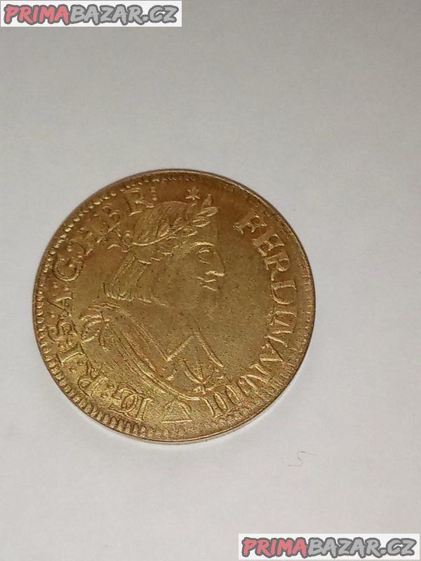ZLATA MINCE FERDINAND III ROK 1647 VZACNA !!! – fotografie 1