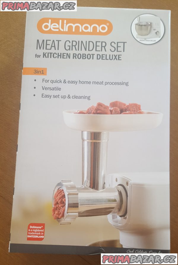 DELIMANO Grinder for kitchen robot deluxe – fotografie 1