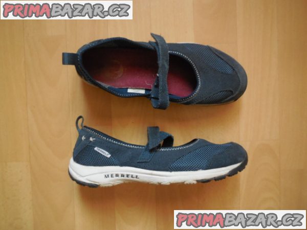 dámské Merrell tm.modré boty baleriny  38,5 stélka 25cm – fotografie 1