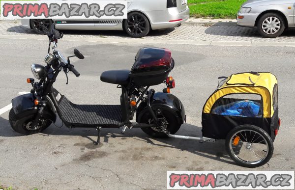 prodám elektro Chopper 1500w s vozíkem – fotografie 1