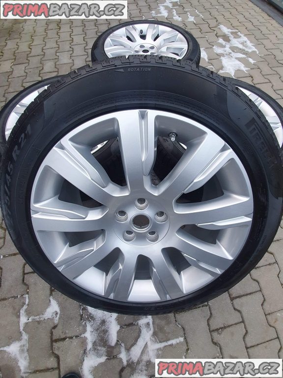 sada alu kola elektrony orig. Land Rover diamond turned HY321007GA 5x120 9.5jx21 et4