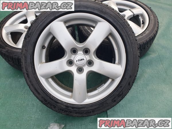 Alu kola elektrony rial germ 757 5x112 7.5jx17