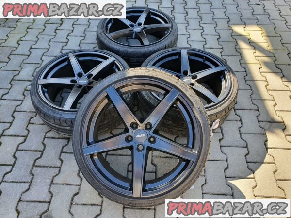 Alu kola elektrony orig. Alutec germ. Orig. Černý lak 5x114.3 8.5jx20 et40