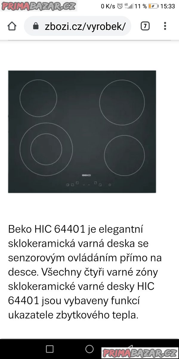 Prodám novou sklokeramickou desku – fotografie 5