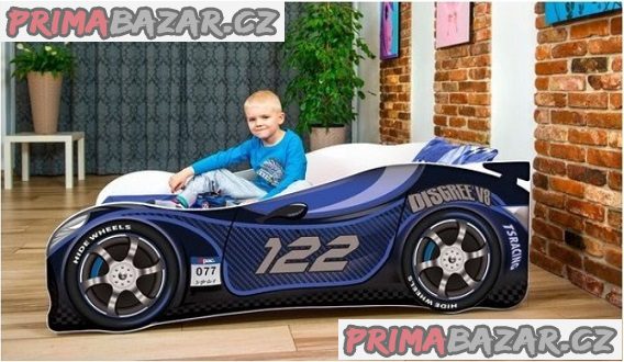 Dětská autopostel Disgree V8 122 + matrace zdarma – fotografie 1