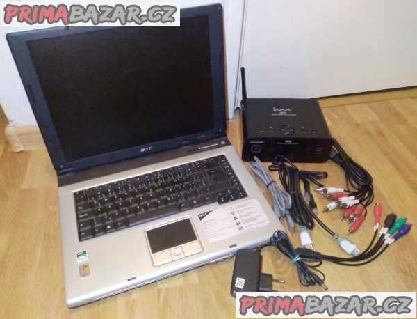 Notebook Acer +multimediální Wi-Fi přehrávač!!!