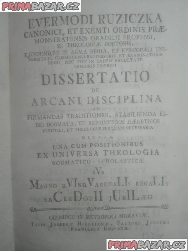 Nabozenska kniha r.1771 – fotografie 1