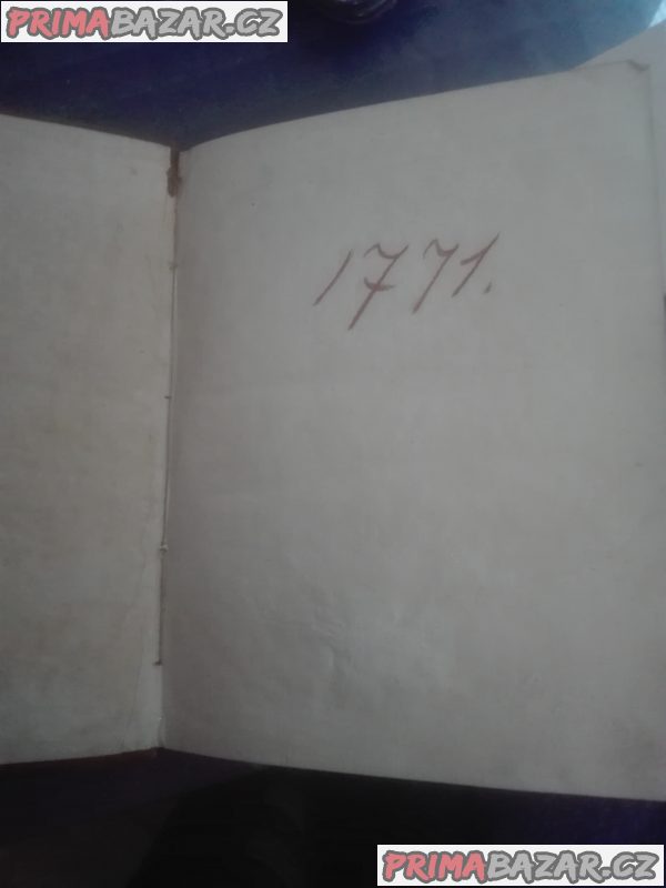 Nabozenska kniha r.1771 – fotografie 3