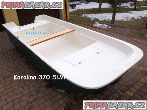 Pramice, rybářský člun, loď, veslice Karolina 370