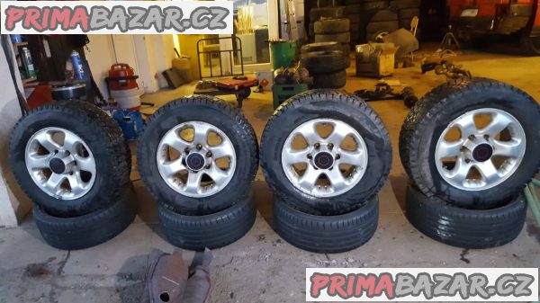 alu kola offroad 6x139,7 7jx16 et38 pneu vranik 98%