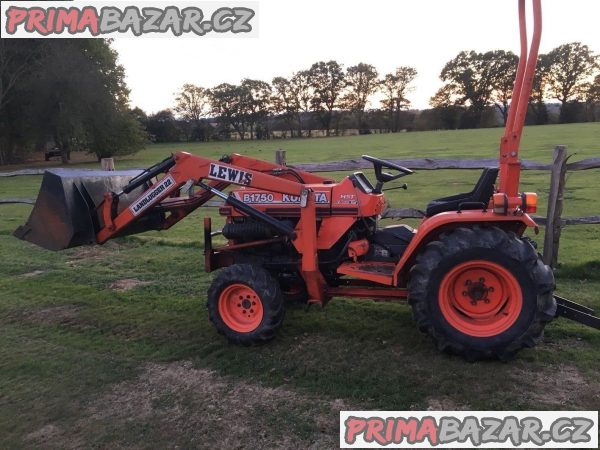 Traktor Kubota B50 HST 17 + čelní nakladač – fotografie 1