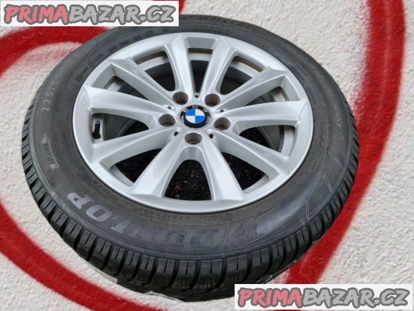 Alu kola  bmw 5x120 8jx17 et30 pneu bridgestone 225/55 r17 97h