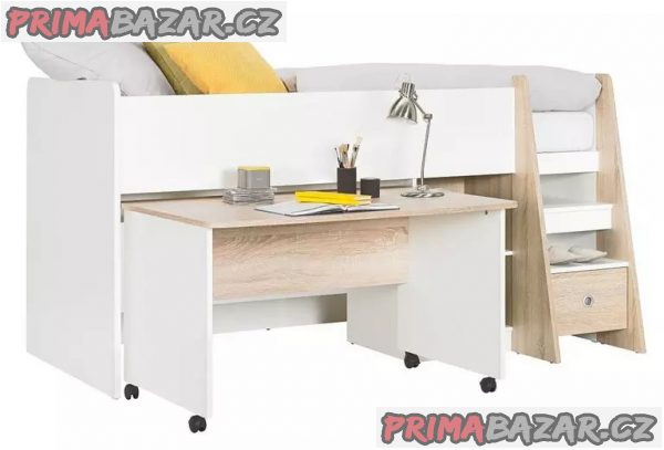 VYSOKÁ POSTEL, 90/200 cm - XXXLutz + židle Ikea – fotografie 1