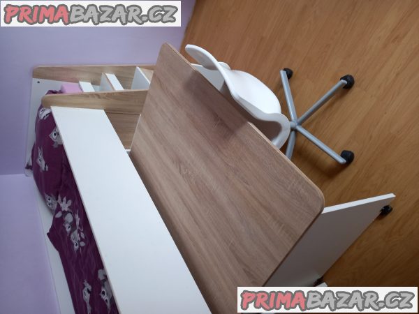 VYSOKÁ POSTEL, 90/200 cm - XXXLutz + židle Ikea – fotografie 5