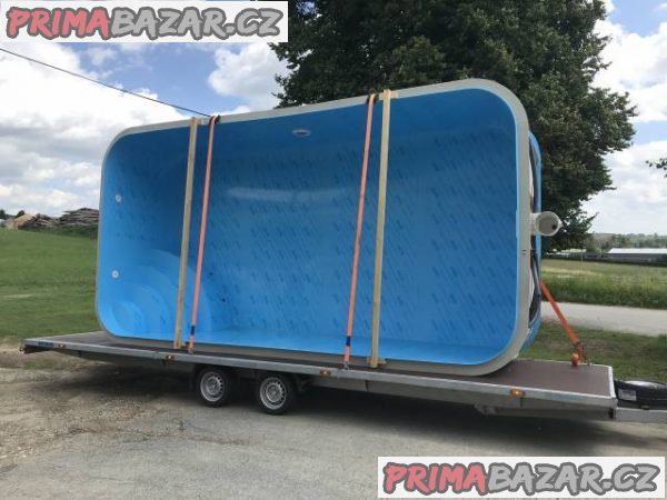 Plastový bazén 6x3x1,5 - výprodej – fotografie 1