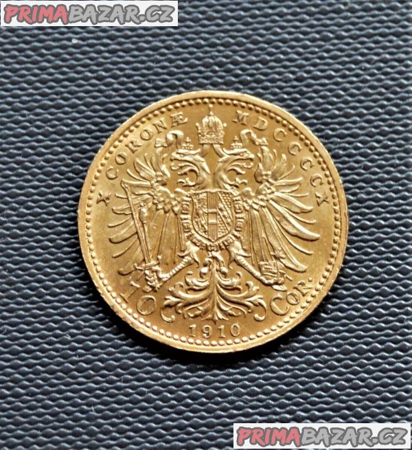 10 Kronen 1910, 1911 Wien, František Josef – fotografie 1