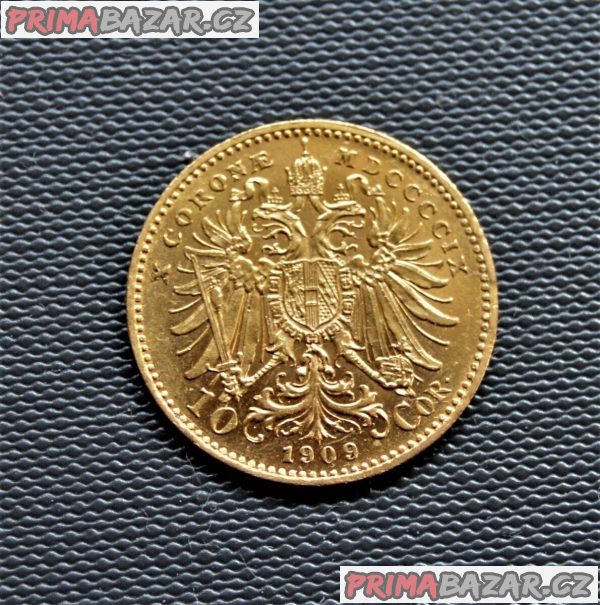 František Josef I. 10 Kronen 1909 Wien – fotografie 1