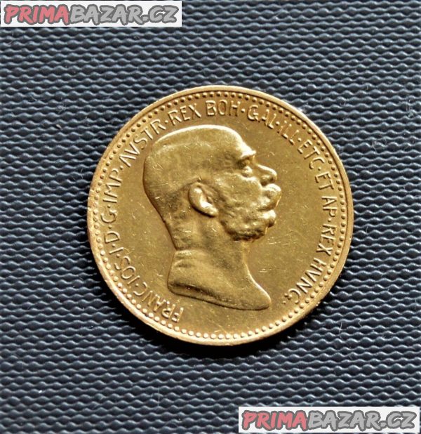 František Josef I. 10 Kronen 1909 Wien – fotografie 2