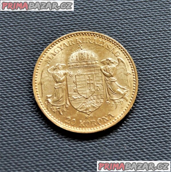 20 Kronen 1899 KB Kremnica Fr. Josef I. – fotografie 1