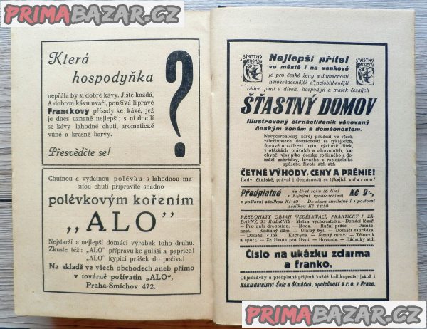 Starožitná Kuchařská kniha domácnosti, rok 1921 – fotografie 6
