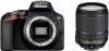 DSLR Nikon D3500 18-140 mm + originální záložní baterie + polarizační filtr