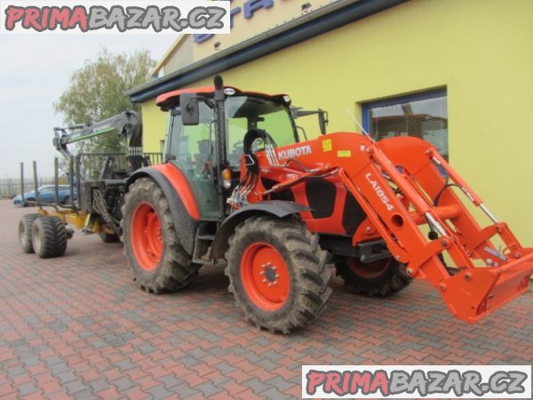Traktor KUBOTA M 5111 s nakladačem a vyvážečkou