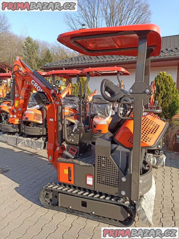 Bagr Kubota minibagr 1200 kg CR12 se lžící – fotografie 1