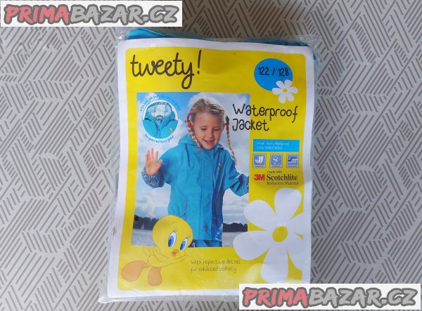 Úplně NOVÁ nepromokavá bunda, vel. 122/128 – fotografie 1