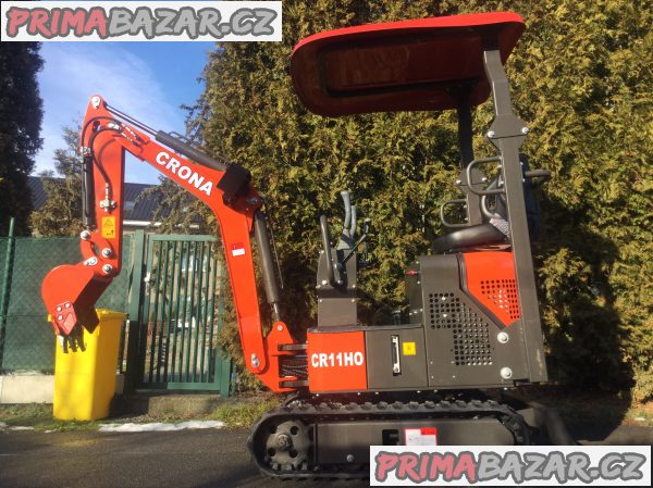 Bagr CR10, nejlevnější, dieselový minibagr 850 kg – fotografie 1