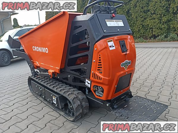 pásový mini nakladač, dumper se lžící CR50- 500 kg nosnost – fotografie 1