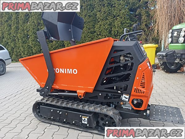 pásový mini nakladač, dumper se lžící CR50- 500 kg nosnost – fotografie 2