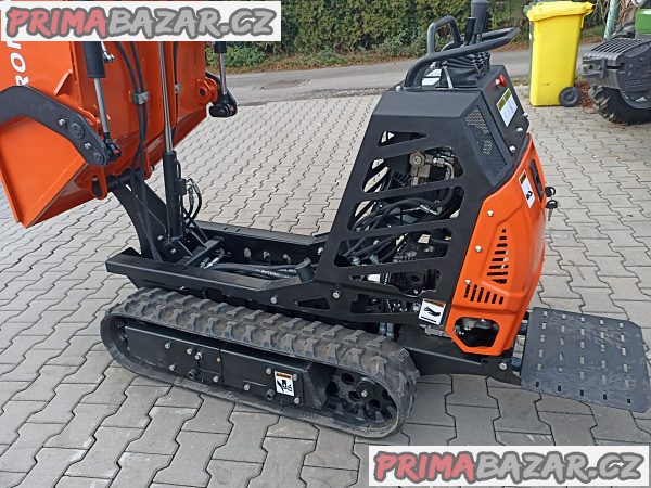pásový mini nakladač, dumper se lžící CR50- 500 kg nosnost – fotografie 5
