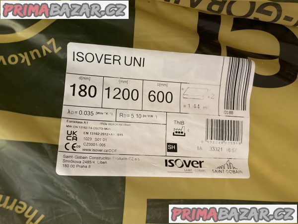 Zateplovací vata ISOVER UNI – fotografie 1