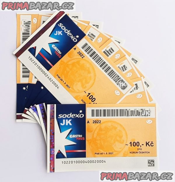 Celá ČR: koupím STRAVENKY - Sodexo Gastro Pass, Edenred Ticket Restaurant a Cheque Dejeuner aj. – fotografie 4