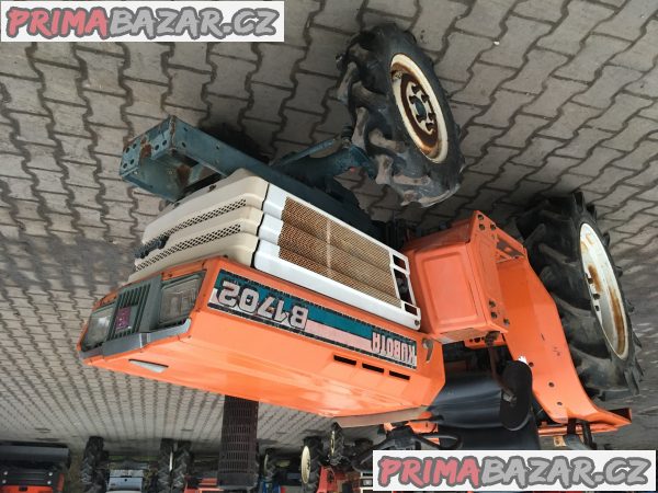 traktor kubota 4x4, kubota B1702DT, výkon 17 Hp – fotografie 7
