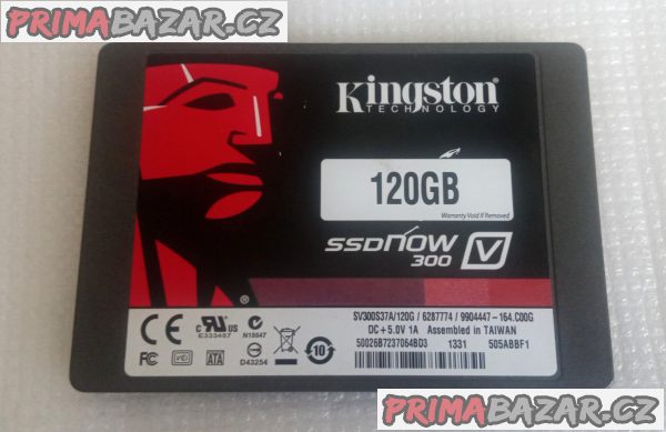 SSD Kingston 120G včetně redukce na 3,5" – fotografie 2