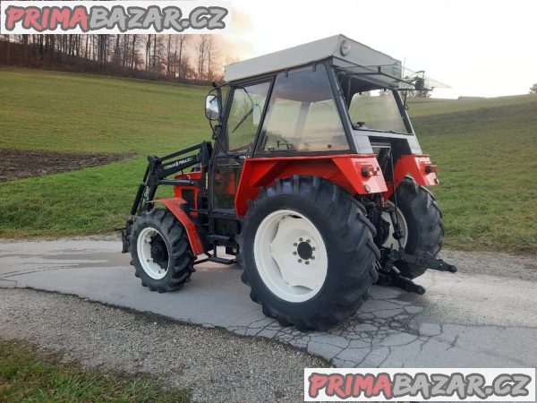 Zetor 7245 + Bass Trima 340 celní nakladac – fotografie 2
