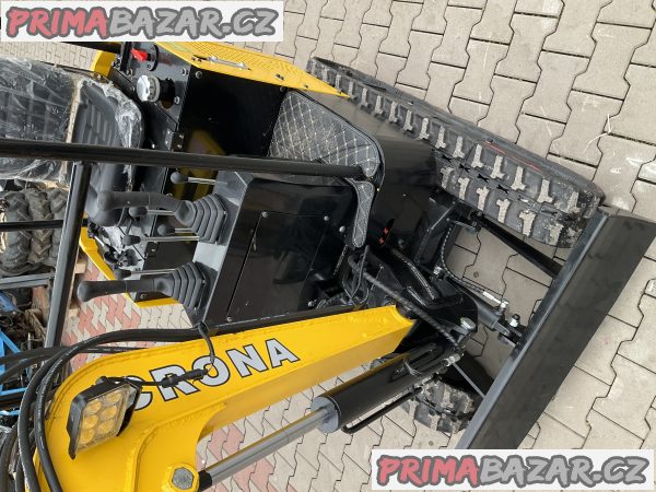 Minibagr, Bagr CR90, mimoosý, hmotnost 900 kg – fotografie 3