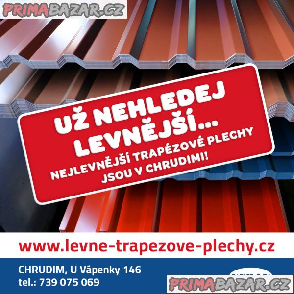 Trapézové plechy – fotografie 1