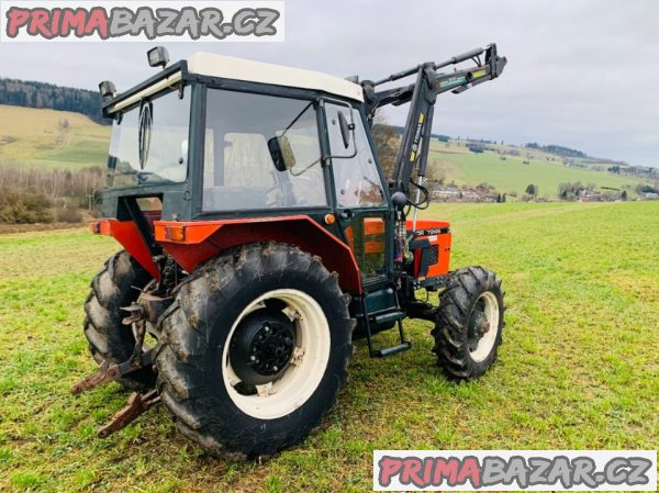 Traktor s čelním nakladačem Zetor 7245 – fotografie 4