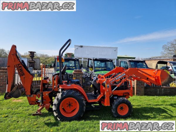 Malotraktor Kubota B-2IIOB luxusní původní stav – fotografie 1