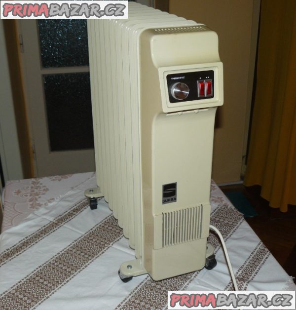 Přenosný olejový radiátor 2000 W  SUPRA Holandsko – fotografie 1