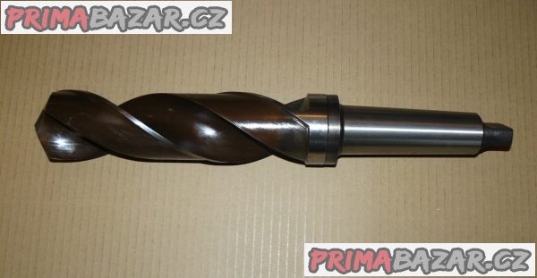 Vrták D=64 mm šroubovitý s kužel. stopkou HSS, ČSN 221140 Mk5 – fotografie 1